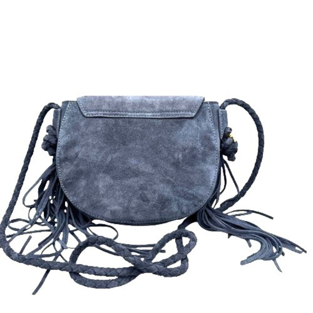 Shyanne Women's Belle Embroidered Fringe Suede Crossbody Bag Western Boho Hippie - Picture 4 of 12